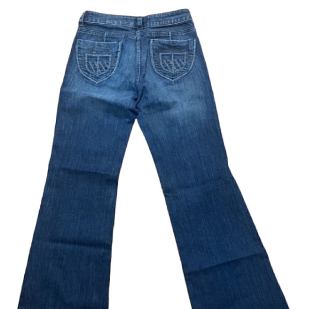 DKNY Jeans Women's 6 Blue Bootcut Classic Embroidered Pockets Excellent cond - Picture 5 of 8